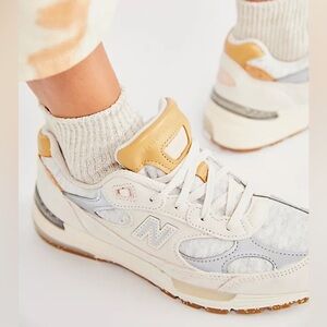 new balance 992 cork size 8 sporty athleisure cushion reflective revolve fp